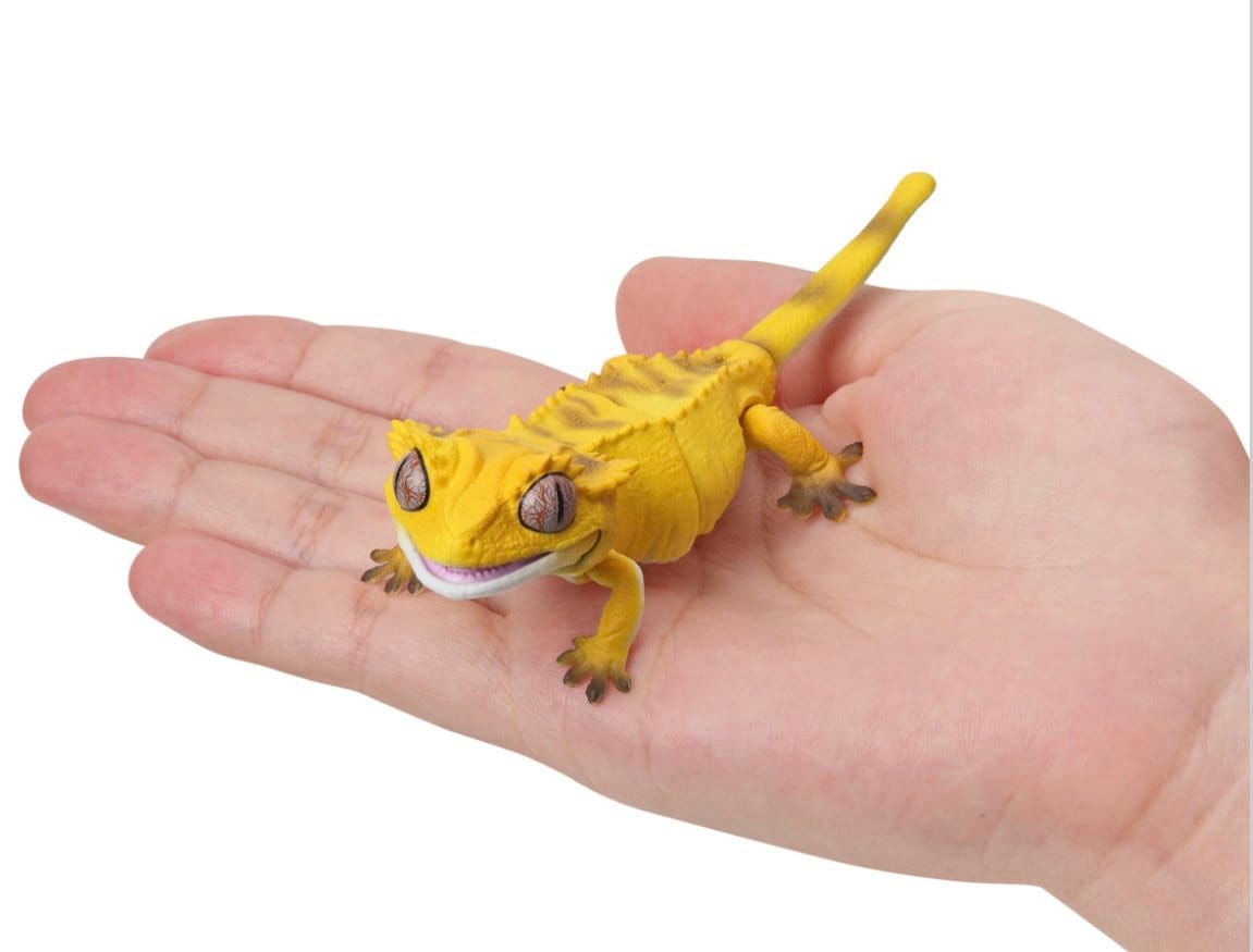 Bandai Crested Gecko Mini Figure 11cm w/ Movable Joints - Flame