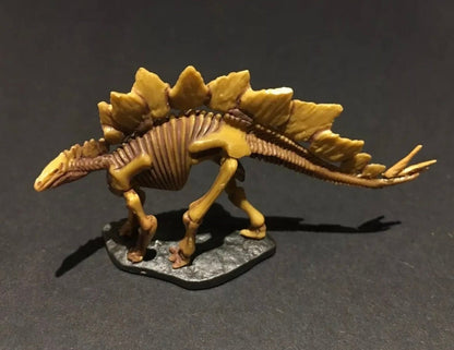 Vintage Kaiyodo Series 2 Stegosaurus Skeleton Dinosaur Dinotales Plastic Miniature Figure
