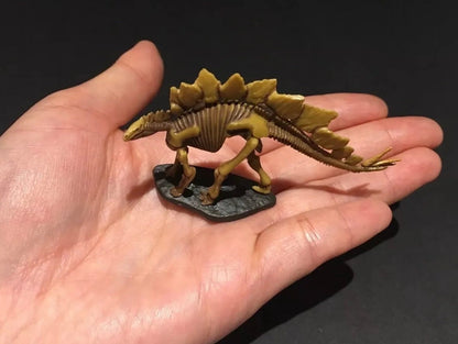 Vintage Kaiyodo Series 2 Stegosaurus Skeleton Dinosaur Dinotales Plastic Miniature Figure