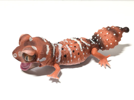 Bandai Three-lined Knob-tailed Skinned Gecko Mini Figure  w/ Movable Joints