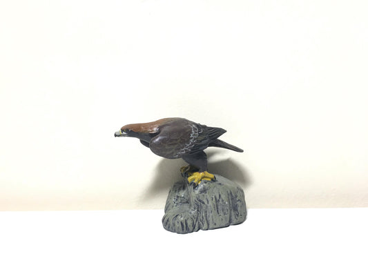 Vintage Colorata Raptor Golden Eagle Bird Figure